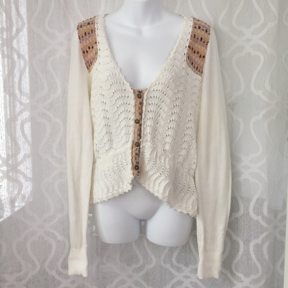Free People Sweaters - Free People Cardigan Cotton Knit Sweater